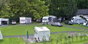 Touring sites at Woodclose Caravan Park in Kirkby Lonsdale, Cumbria