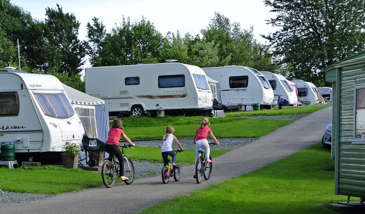 Touring and Family Holidays in Woodclose Caravan Park in Kirkby Lonsdale, Cumbria