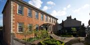 Exterior and Front Entrance at Wordsworth House and Garden in Cockermouth, Cumbria © National Trust Images - Paul Harris