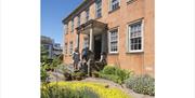 Exterior and Front Entrance at Wordsworth House and Garden in Cockermouth, Cumbria © National Trust Images - Paul Harris