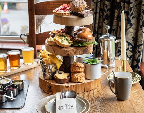 Alternative afternoon tea at The Wild Boar