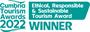 WINNER - Ethical, Responsible & Sustainable Tourism Award - Cumbria Tourism Awards 2022