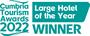 WINNER - Large Hotel of the Year - Cumbria Tourism Awards 2022