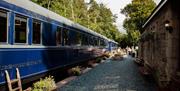 Train Carriage and Outdoor Space at Bassenthwaite Lake Station & Carriage Cafe in Bassenthwaite Lake, Lake District