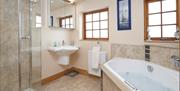 Bathroom at Rose Cottage in Hesket Newmarket, Lake District