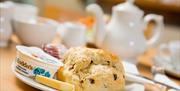 Enjoy a cream tea at Blackwell, The Arts & Crafts House in Bowness-on-Windermere, Lake District