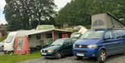 Touring caravan pitches at Sizergh Caravan and Camping