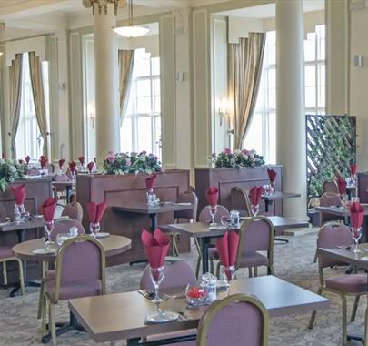The Hazelwood Restaurant at The Cumbria Grand Hotel in Grange-over-Sands
