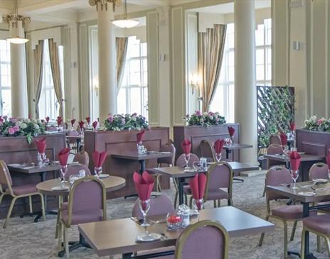 The Hazelwood Restaurant at The Cumbria Grand Hotel in Grange-over-Sands