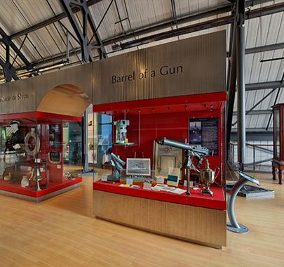 Exhibits at The Dock Museum in Barrow-in-Furness, Cumbria