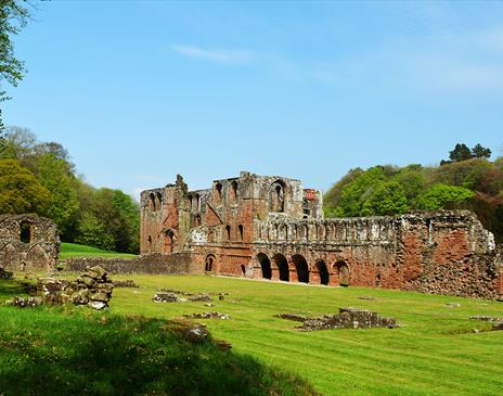 Ruins of Furness Abbey in Barrow-in-Furness, Cumbria