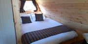 Glamping Bedroom at Low Moor Head in Longtown, Cumbria