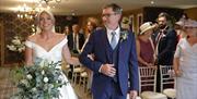 Wedding Ceremony at Heather Glen Country House in Ainstable, Cumbria