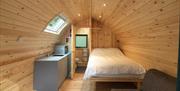 Luxury Glamping Pods Interior at Holgates Holiday Park in Silverdale, Cumbria