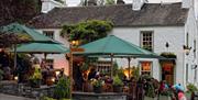 Outdoor Seating at The Masons Arms in Cartmel Fell, Lake District