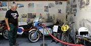 Motorcycle Exhibit at Lakeland Motor Museum in Newby Bridge, Lake District