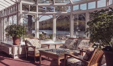 The Conservatory at Lakeside Hotel & Spa in Newby Bridge, Lake District