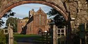 Entrance and Lane at Lanercost Priory near Brampton, Cumbria