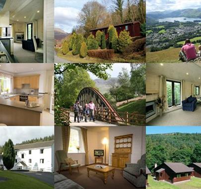 Collage of Photos from Low Briery Holiday Park in Keswick, Lake District