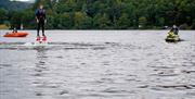 Fly Boarding at Low Wood Watersports Centre in Windermere, Lake District