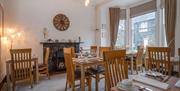 Breakfast Dining Room at Melrose Guest House in Ambleside, Lake District