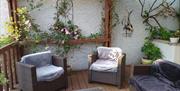 Outdoor Furniture and Seating at Midtown Farm Bed and Breakfast in Easton, Cumbria