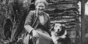 Beatrix Potter at her residence at Hill Top in Near Sawrey, Ambleside, Lake District