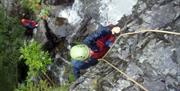 Ghyll Scrambling with Adventure Vertical in Cumbria