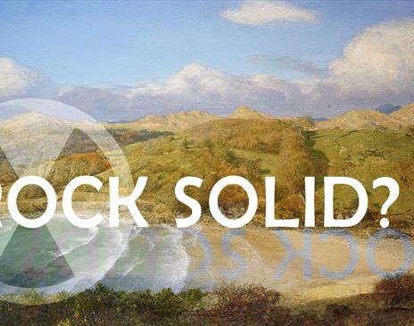 Poster for the Rock Solid?2 Exhibition at Kendal Museum in Kendal, Cumbria