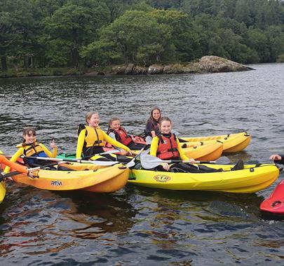Instructed kayaking with Graythwaite Adventure