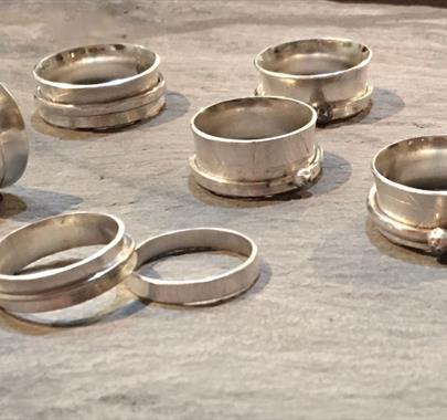 Spinner Ring Jewellery at Cowshed Creative