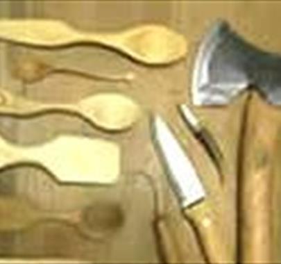 Traditional Spoon Carving at Quirky Workshops at Greystoke Craft Barn & Gardens in Penrith, Cumbria
