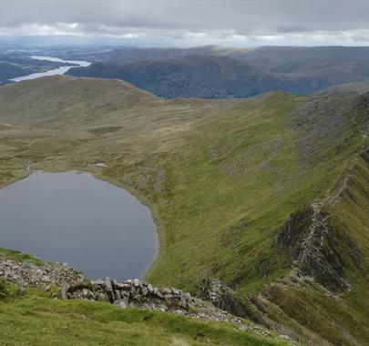 Helvellyn via Striding Edge, guided scramble in the Lake District, with More Than Mountains