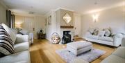 Lounge at Ullswater House self catering cottage in Hillcroft Park Holiday Park in Pooley Bridge, Lake District