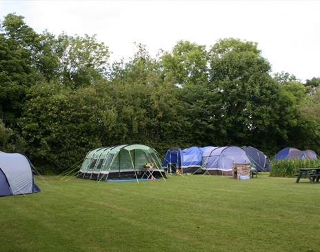 Camping at Waters Edge Caravan Park in Crooklands, Cumbria