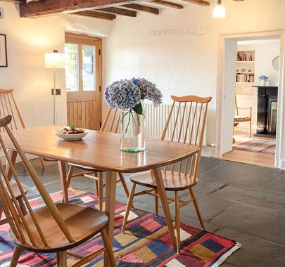 Dining Room and Entrance Area in Wayside Cottage in Whitbeck, Lake District