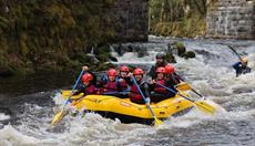 Rafting on the Tryweryn