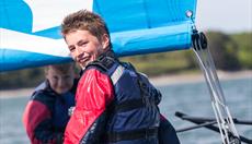 Sailing at Plas Menai