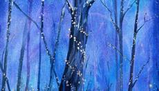 Paint a fox in a twinkling forest at Ormo Lounge in Llandudno