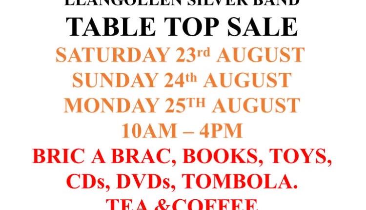 Llangollen Silver Band Jumbo Sale