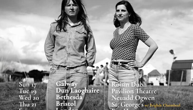 Traditional old-time Nora Brown and Stephanie Coleman live at Neuadd Ogwen - Bethesda