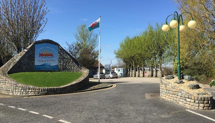 Marine Holiday Park Entrance