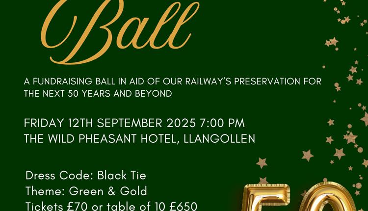 Llangollen Railway 50th Birthday Ball