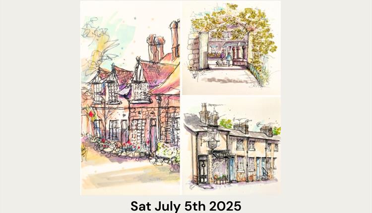 Art exhibition by urban sketch Artist Joei B Brown