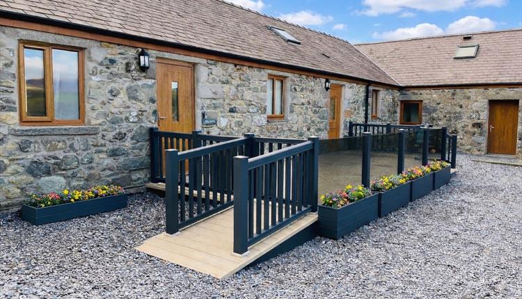 Delfryn is accessed via a ramp or two steps