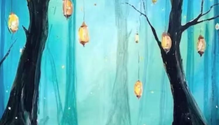 Paint a lantern forest at Sheldon's Cafe Bar in Colwyn Bay