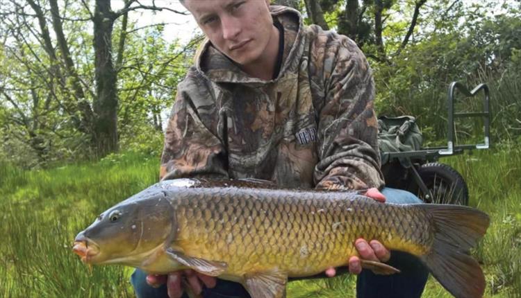 Fishing at Glasfryn