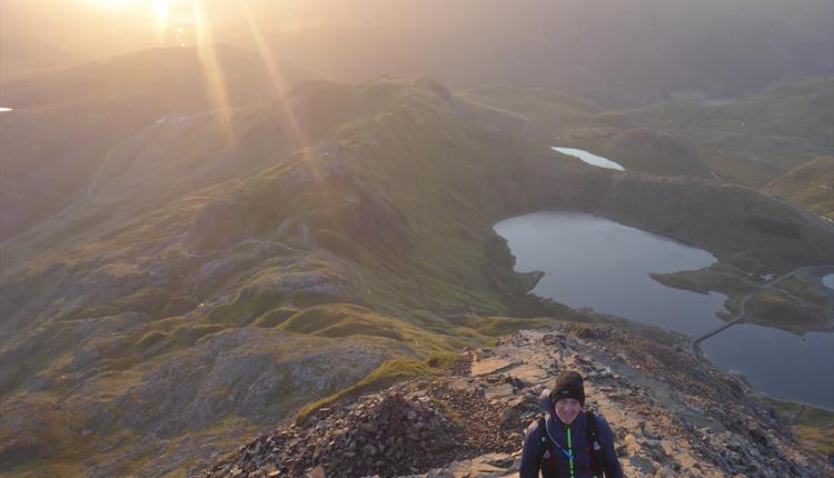 Climb Snowdon CRIB GOCH Open Group Walk