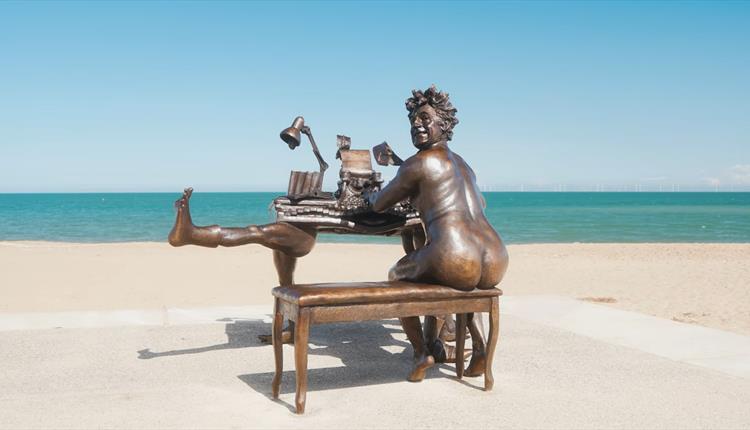 Terry Jones Statue Blue Sk