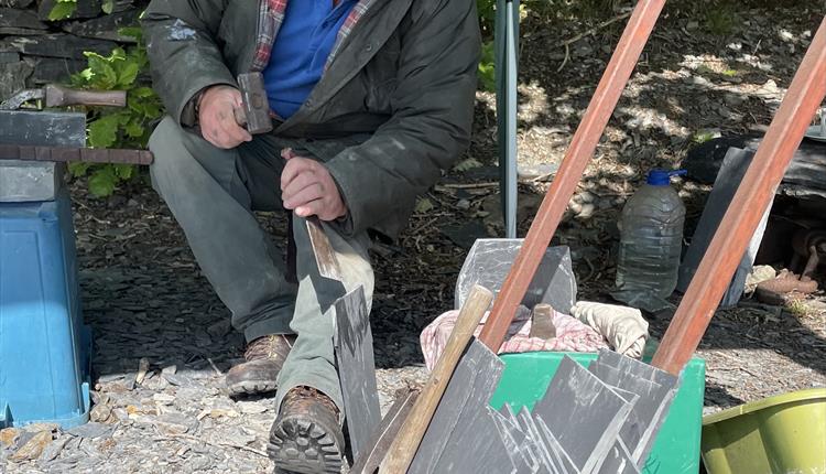 Slate Splitting demonstration